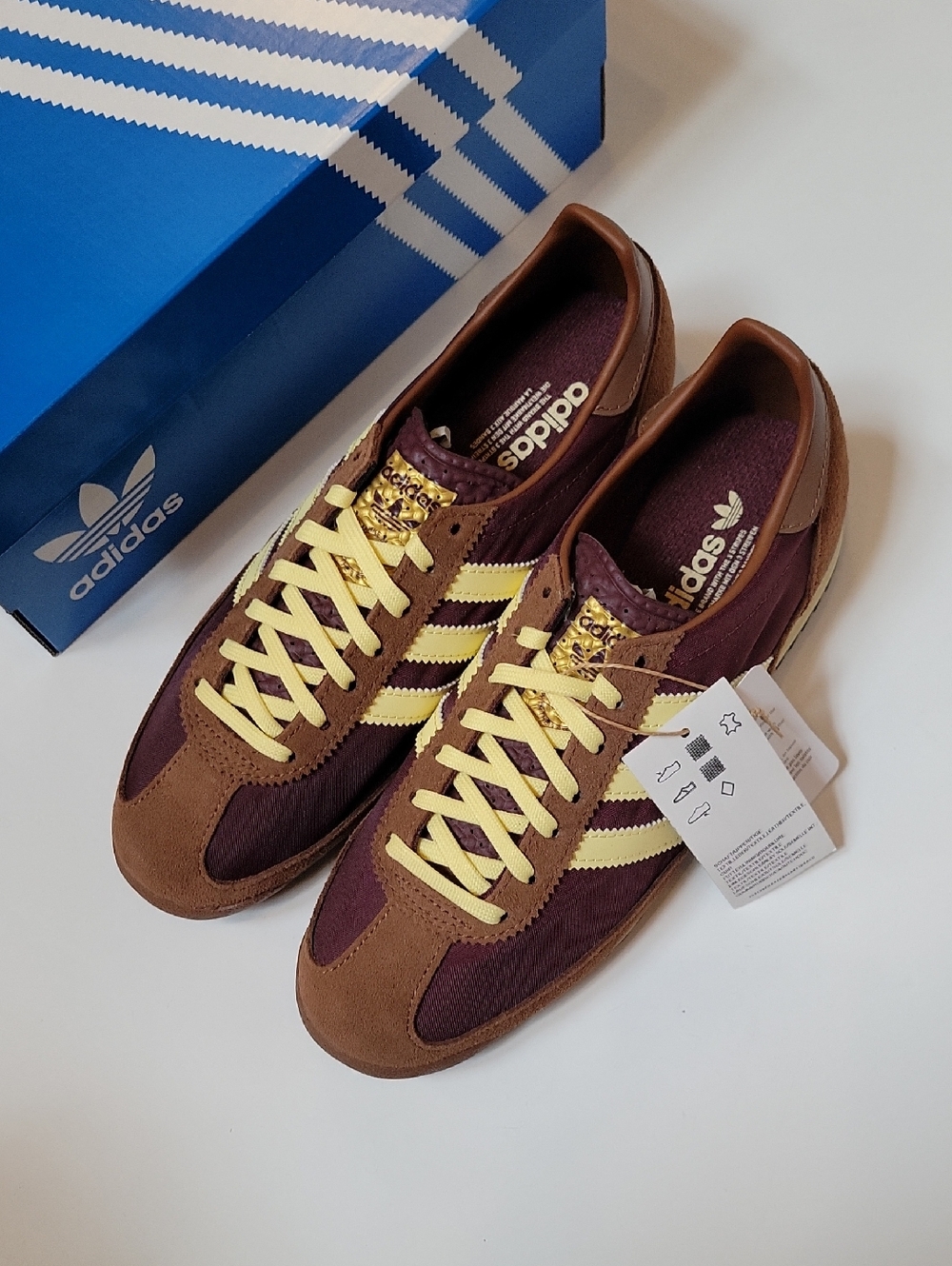 Adidas SL 72 Brown & Yellow (New in Box)